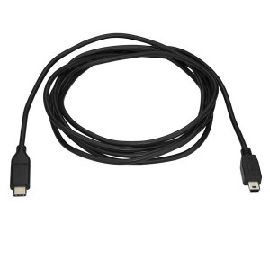 StarTech.com USB2CMB2M cabo USB USB 2.0 2 m USB C Mini-USB B Preto 2