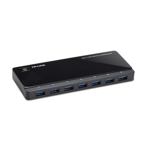 TP-Link UH720 hub de interface USB 3.2 Gen 1 (3.1 Gen 1) Micro-B 5000 Mbit s Preto