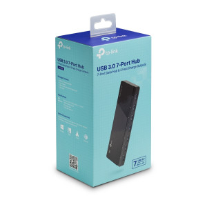 TP-Link UH700 hub de interface USB 3.2 Gen 1 (3.1 Gen 1) Micro-B 5000 Mbit s Preto 2