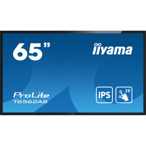 iiyama T6562AS-B1 monitor de ecrã 163,8 cm (64.5") 3840 x 2160 pixels 4K Ultra HD LED Ecrã táctil Preto 2