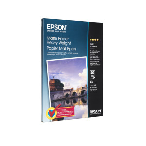 Epson Matte Paper Heavy Weight, DIN A3, 167g m², 50 Folhas