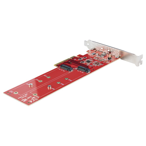 StarTech.com DUAL-M2-PCIE-CARD-B placa adaptador de interface Interno M.2 StarTech.com DUAL-M2-PCIE-CARD-B placa adaptador de interface Interno M.2