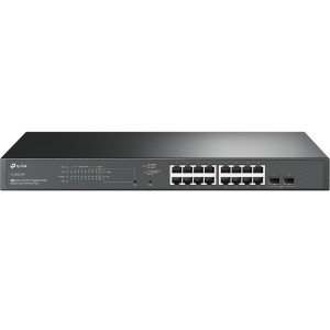TP-Link JetStream TL-SG2218P switch de rede Gerido L2 L2+ Gigabit Ethernet (10 100 1000) Power over Ethernet (PoE) 1U Preto 2