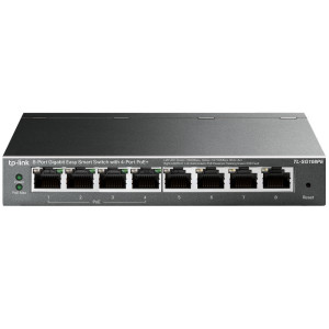 TP-Link TL-SG108PE switch de rede Gerido L2 Gigabit Ethernet (10 100 1000) Power over Ethernet (PoE) Preto 2