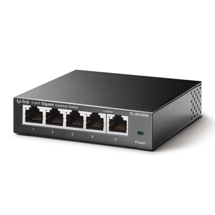 TP-Link TL-SG105S switch de rede Não-gerido Gigabit Ethernet (10 100 1000) Preto