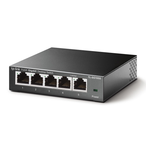TP-Link TL-SG105S switch de rede Não-gerido Gigabit Ethernet (10 100 1000) Preto TP-Link TL-SG105S switch de rede Não-gerido Gigabit Ethernet (10 100 1000) Preto