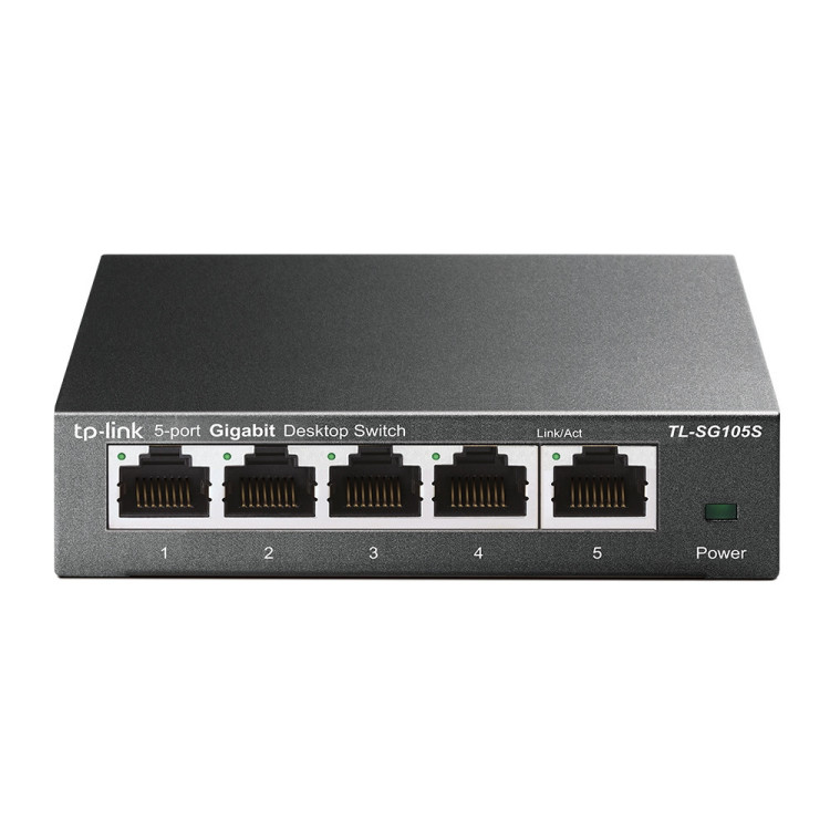 TP-Link TL-SG105S switch de rede Não-gerido Gigabit Ethernet (10 100 1000) Preto
