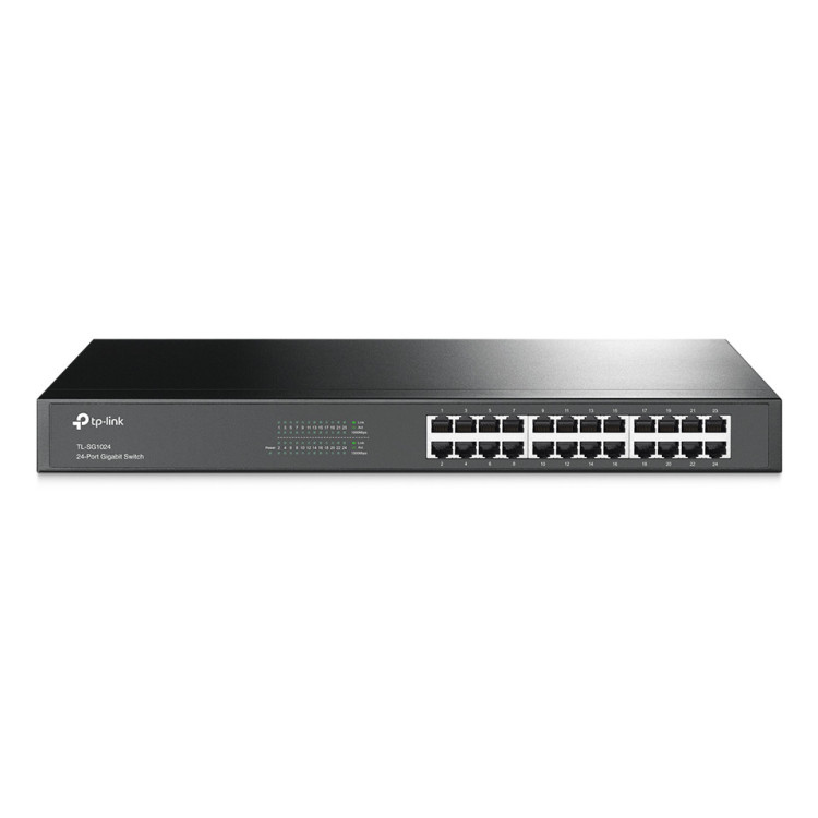 TP-Link TL-SG1024 switch de rede Não-gerido L2 Gigabit Ethernet (10 100 1000) Preto