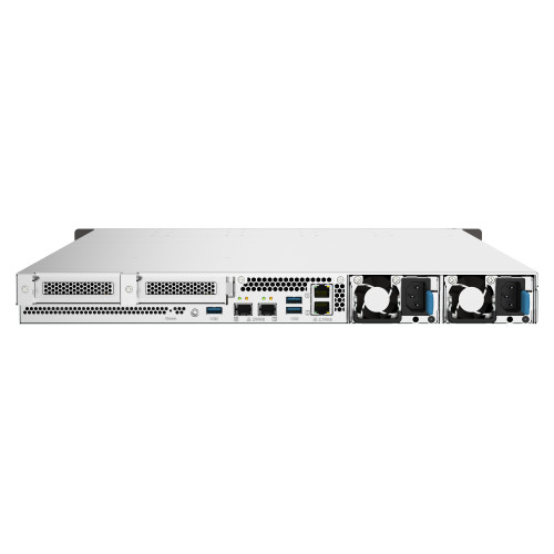 QNAP TS-h1090FU NAS Rack (1U) EPYC 7302P 128 GB DDR4 0 TB QuTS hero Preto, Cinzento QNAP TS-h1090FU NAS Rack (1U) EPYC 7302P 128 GB DDR4 0 TB QuTS hero Preto, Cinzento