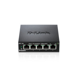 D-Link DES-105 switch de rede Não-gerido Preto