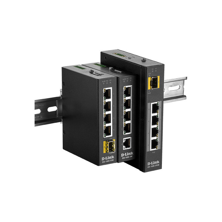 D-Link DIS‑100G‑5PSW Não-gerido L2 Gigabit Ethernet (10 100 1000) Power over Ethernet (PoE) Preto