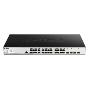 D-Link DGS-1210-28P ME E switch de rede Gerido L2 L3 Gigabit Ethernet (10 100 1000) Power over Ethernet (PoE) 1U