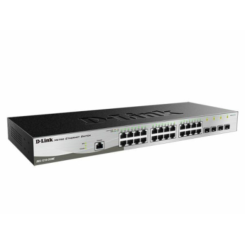 D-Link DGS-1210-28 ME E switch de rede Gerido L2+ Gigabit Ethernet (10 100 1000) 1U Preto, Cinzento D-Link DGS-1210-28 ME E switch de rede Gerido L2+ Gigabit Ethernet (10 100 1000) 1U Preto, Cinzento