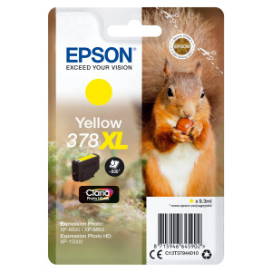 Epson Squirrel 378XL tinteiro 1 unidade(s) Original Rendimento alto (XL) Amarelo
