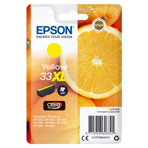 Epson Oranges C13T33644022 tinteiro 1 unidade(s) Original Rendimento alto (XL) Amarelo
