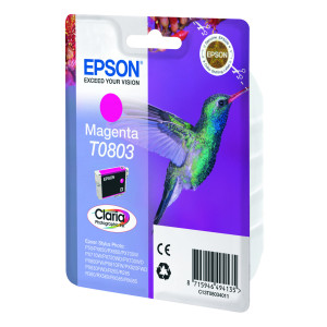 Epson Hummingbird Tinteiro Magenta T0803 Tinta Claria Photographic (c alarme RF+AM) 2