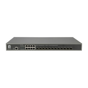 LevelOne GTL-2091 switch de rede Gerido L3 Gigabit Ethernet (10 100 1000) Cinzento