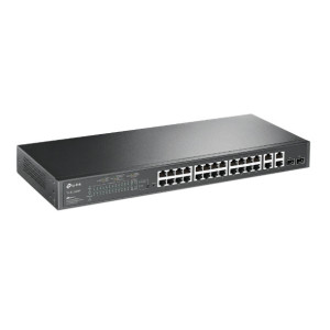 TP-Link JetStream TL-SL2428P switch de rede Gerido L2 Fast Ethernet (10 100) Power over Ethernet (PoE) 1U Preto 2