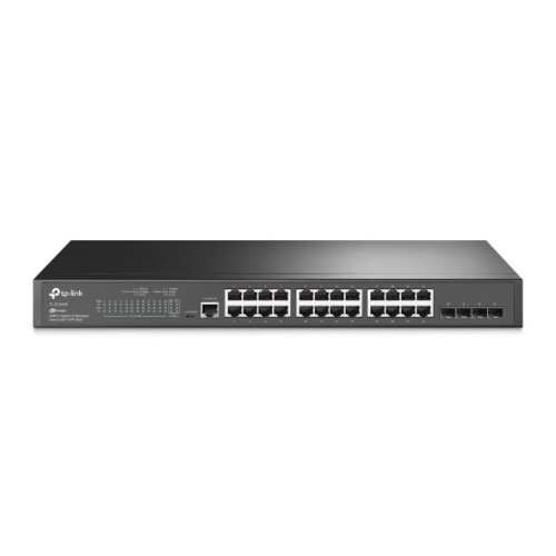 TP-Link JetStream TL-SG3428 switch de rede Gerido L2 L3 Gigabit Ethernet (10 100 1000) 1U Preto TP-Link JetStream TL-SG3428 switch de rede Gerido L2 L3 Gigabit Ethernet (10 100 1000) 1U Preto
