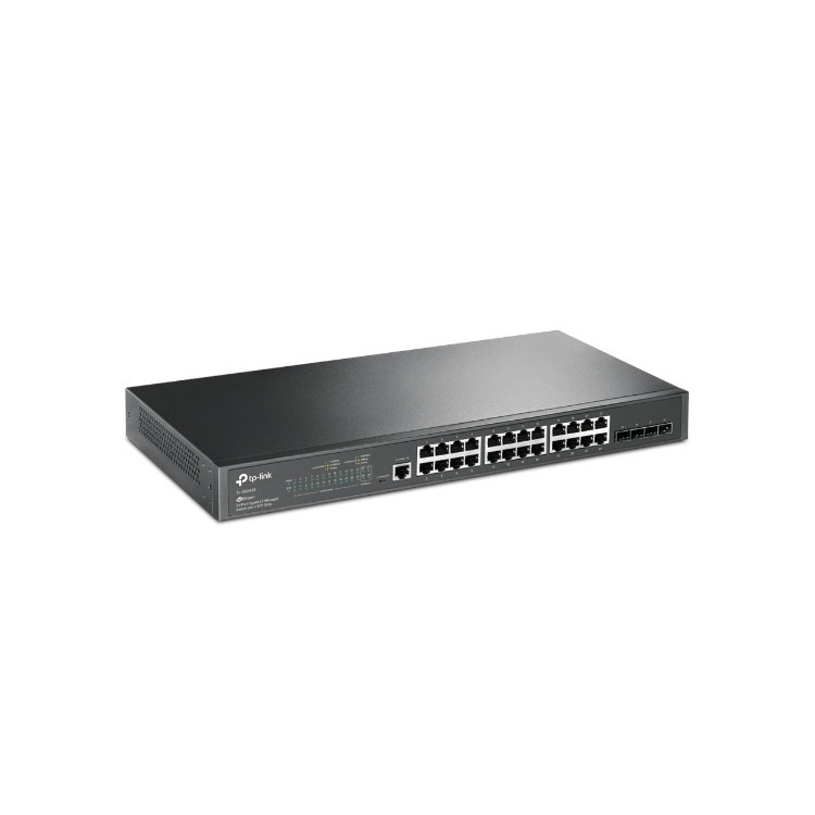 TP-Link JetStream TL-SG3428 switch de rede Gerido L2 L3 Gigabit Ethernet (10 100 1000) 1U Preto