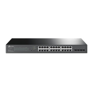 TP-Link JetStream TL-SG2428P switch de rede Gerido L2 L2+ Gigabit Ethernet (10 100 1000) Power over Ethernet (PoE) 1U Preto 2