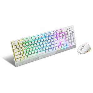 MSI S11-04ES305-CLA teclado Rato incluído Jogos USB QWERTY Italiano Branco