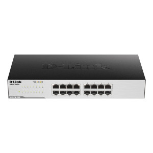 D-Link GO-SW-16G switch de rede Não-gerido Gigabit Ethernet (10 100 1000) Preto