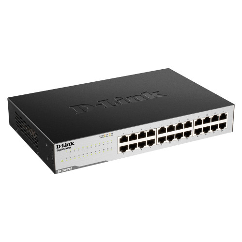 D-Link GO-SW-24G switch de rede Não-gerido Gigabit Ethernet (10 100 1000) Preto D-Link GO-SW-24G switch de rede Não-gerido Gigabit Ethernet (10 100 1000) Preto
