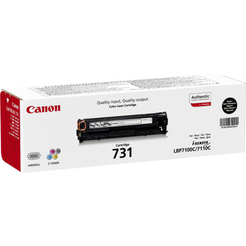 Canon 731 toner 1 unidade(s) Original Preto Canon 731 toner 1 unidade(s) Original Preto