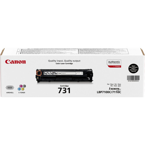 Canon 731 toner 1 unidade(s) Original Preto Canon 731 toner 1 unidade(s) Original Preto