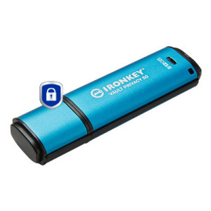 Kingston Technology IronKey Vault Privacy 50 unidade de memória USB 512 GB USB Type-A 3.2 Gen 1 (3.1 Gen 1) Preto, Azul 2