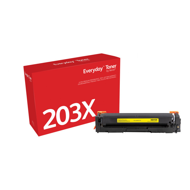 Toner Everyday™ Amarelo da Xerox compatível com HP 203X (CF542X), Capacidade alta