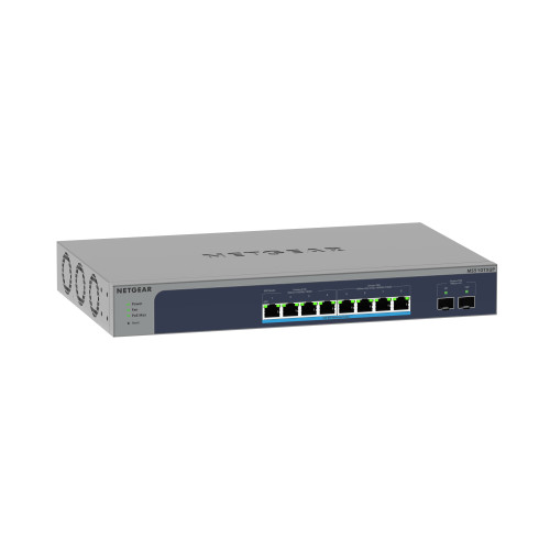 NETGEAR 8-Port Multi-Gigabit 10G Ethernet Ultra60 PoE++ Smart Switch with 2 SFP+ Ports (MS510TXUP) Gerido L2+ 10G Ethernet