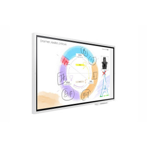 Samsung WM65R Plasma interativo 165,1 cm (65") LED Wi-Fi 350 cd m² 4K Ultra HD Branco Ecrã táctil Tizen 2