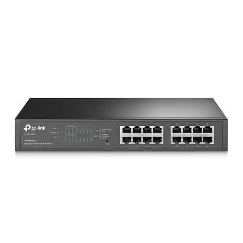 TP-Link TL-SG1016PE switch de rede Gerido L2 Gigabit Ethernet (10 100 1000) Power over Ethernet (PoE) Preto TP-Link TL-SG1016PE switch de rede Gerido L2 Gigabit Ethernet (10 100 1000) Power over Ethernet (PoE) Preto