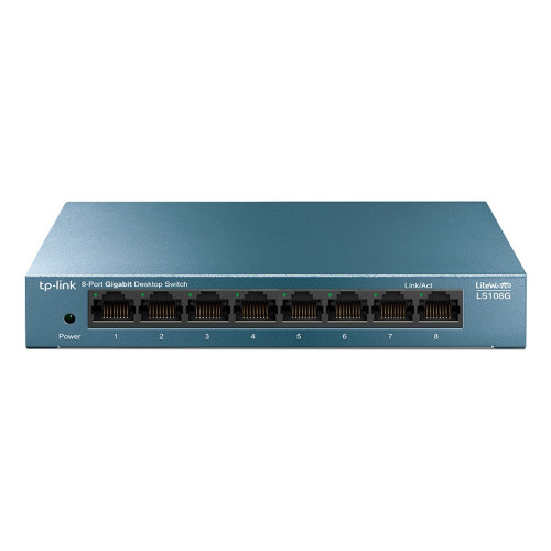TP-Link LS108G switch de rede Não-gerido Gigabit Ethernet (10 100 1000) Azul