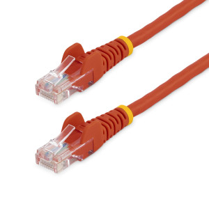 StarTech.com 45PAT50CMRD cabo de rede Vermelho 0,5 m Cat5e U UTP (UTP) 2