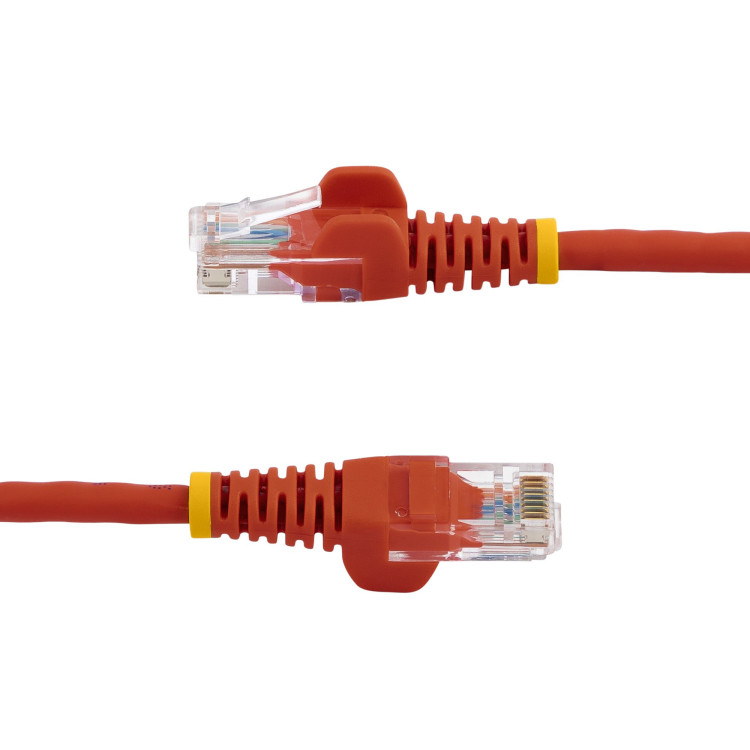 StarTech.com 45PAT50CMRD cabo de rede Vermelho 0,5 m Cat5e U UTP (UTP)