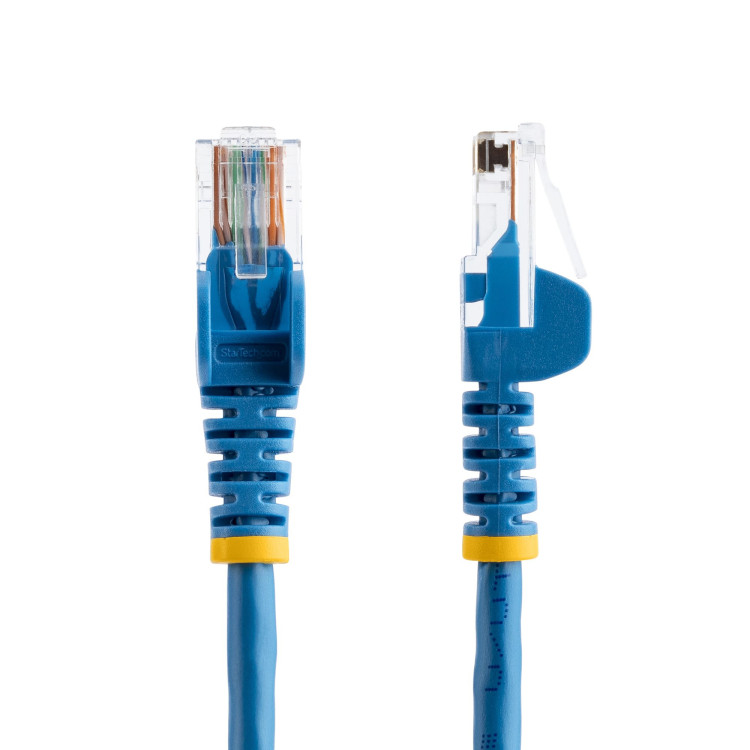 StarTech.com 45PAT50CMBL cabo de rede Azul 0,5 m Cat5e U UTP (UTP)
