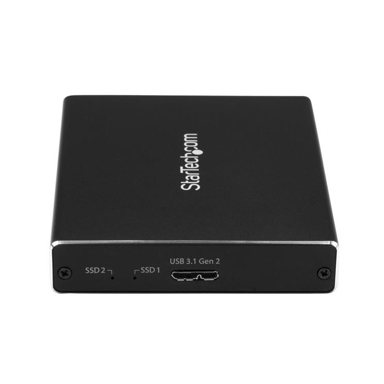 StarTech.com SM22BU31C3R Caixa para Discos Rígidos Compartimento SSD Preto M.2