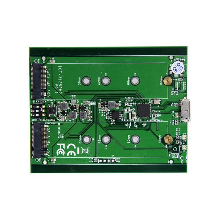 StarTech.com SM22BU31C3R Caixa para Discos Rígidos Compartimento SSD Preto M.2