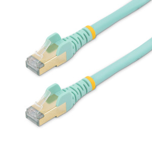 StarTech.com 6ASPAT2MAQ cabo de rede Turquesa 2 m Cat6a U FTP (STP)