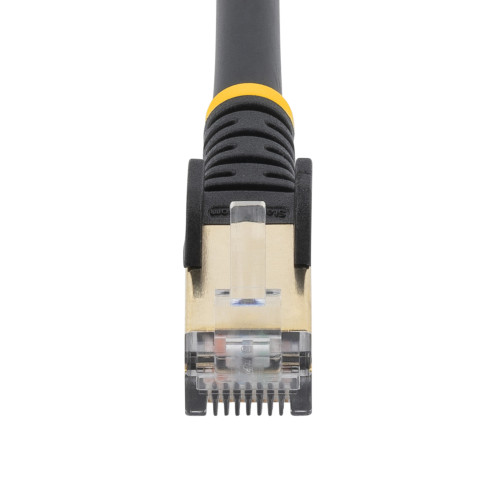 StarTech.com 6ASPAT150CMBK cabo de rede Preto 1,5 m Cat6a U FTP (STP) StarTech.com 6ASPAT150CMBK cabo de rede Preto 1,5 m Cat6a U FTP (STP)