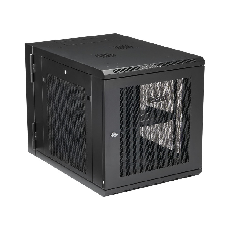 StarTech.com RK1232WALHM armário rack 12U Rack de pendurar na parede Preto