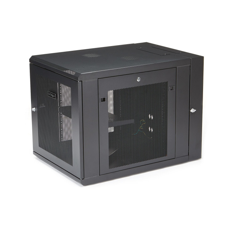 StarTech.com RK1232WALHM armário rack 12U Rack de pendurar na parede Preto