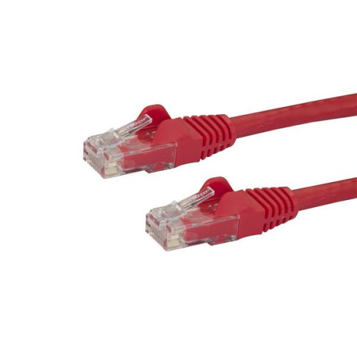 StarTech.com N6PATC10MRD cabo de rede Vermelho 10 m Cat6 U UTP (UTP)