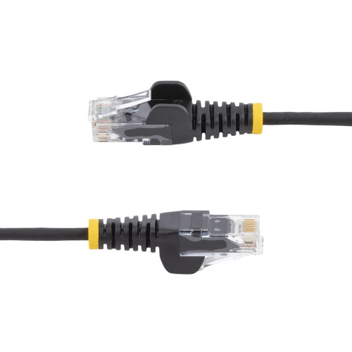 StarTech.com N6PAT250CMBKS cabo de rede Preto 2,5 m Cat6 U UTP (UTP) StarTech.com N6PAT250CMBKS cabo de rede Preto 2,5 m Cat6 U UTP (UTP)