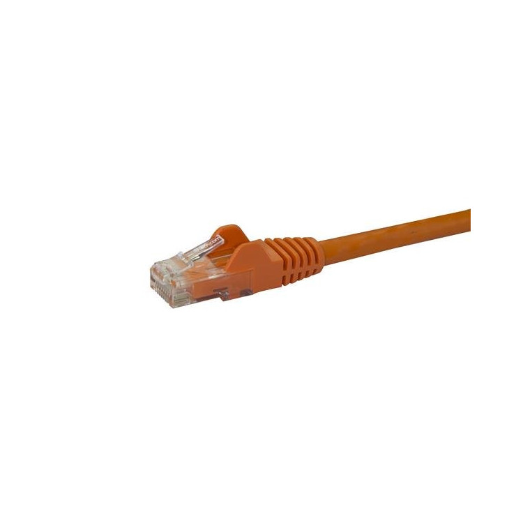 StarTech.com N6PATC50CMOR cabo de rede Laranja 0,5 m Cat6 U UTP (UTP)