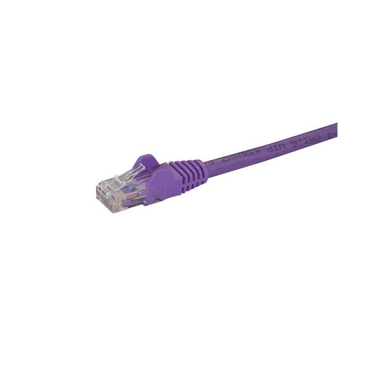 StarTech.com N6PATC1MPL cabo de rede Roxo 1 m Cat6 U UTP (UTP)