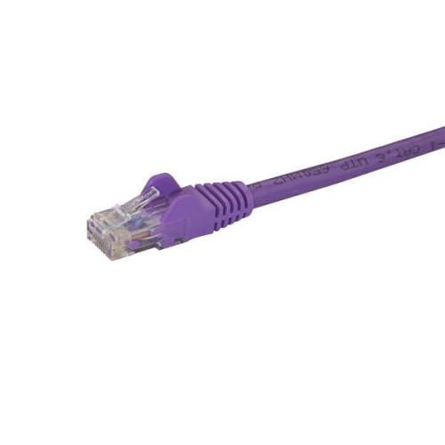 StarTech.com N6PATC1MPL cabo de rede Roxo 1 m Cat6 U UTP (UTP) StarTech.com N6PATC1MPL cabo de rede Roxo 1 m Cat6 U UTP (UTP)